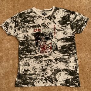 Black and White Graphic Tee